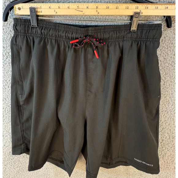 HODO Sports Mens Athletic Shorts Lined Zipper Pocket Large - Picture 4 of 11
